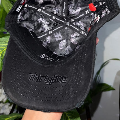 CAPNOWHITE-150 | Gorra Thirty One Logo Negra