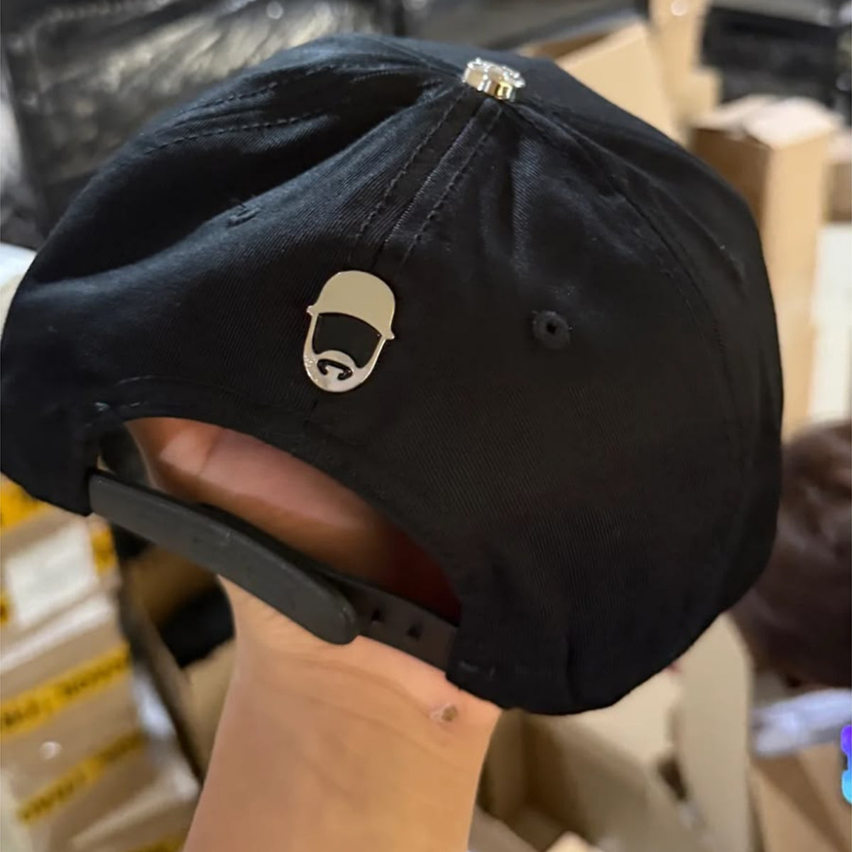 CAPNOWHITE-158 | Gorra Skull Crossbones Negra