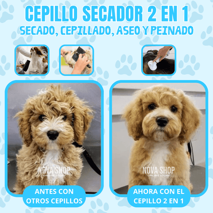 Secador de pelos para mascotas.