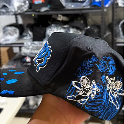 CAPNOWHITE-3 | Gorra Dandy LA Graffiti Azul