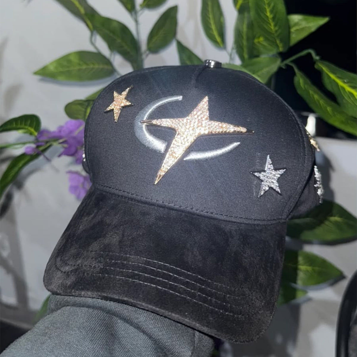 CAPNOWHITE-60 | Gorra Dandy Cross Stars Negra
