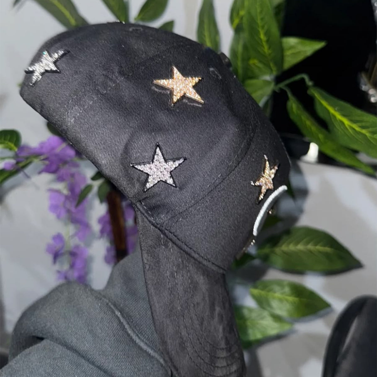 CAPNOWHITE-61 | Gorra Dandy Cross Stars Negra