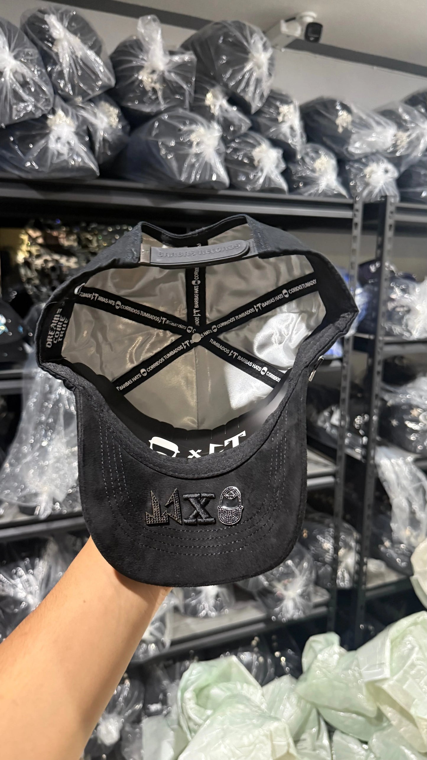 Barbas Hats “Galaxy Black" (Full Black)