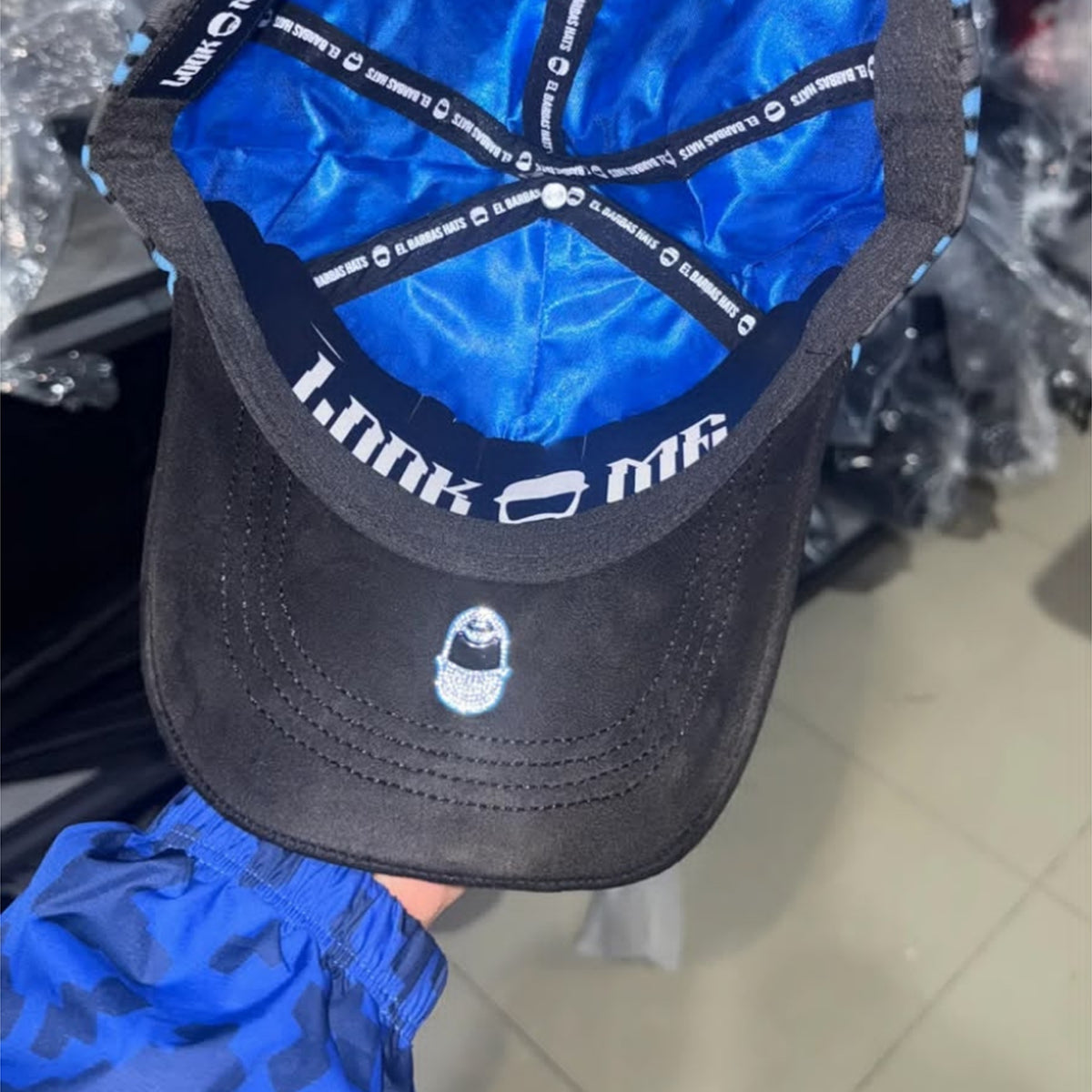 CAPNOWHITE-90 | Gorra LA Rayos Azul