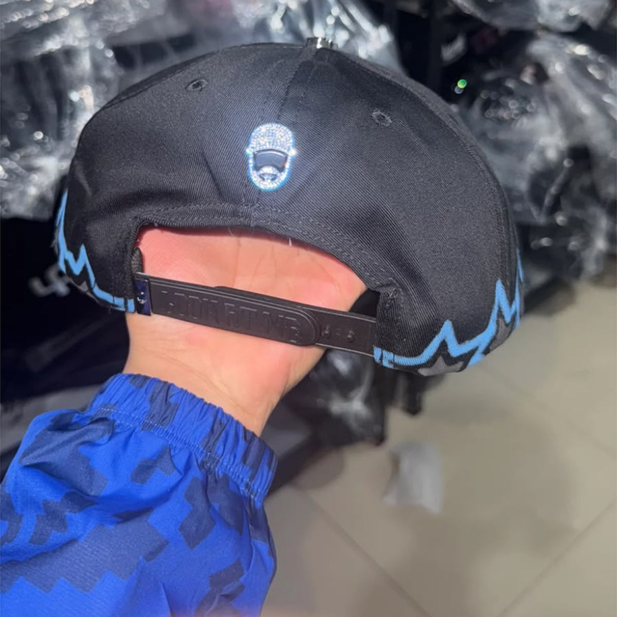 CAPNOWHITE-91 | Gorra LA Rayos Azul