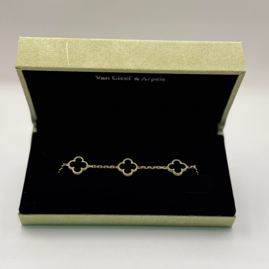 Van Cleef (negro y dorado) full set