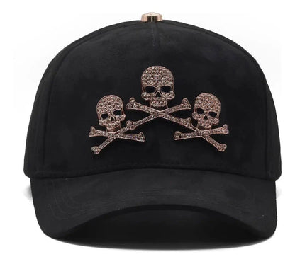 Gorra Skull Crossbones Negra